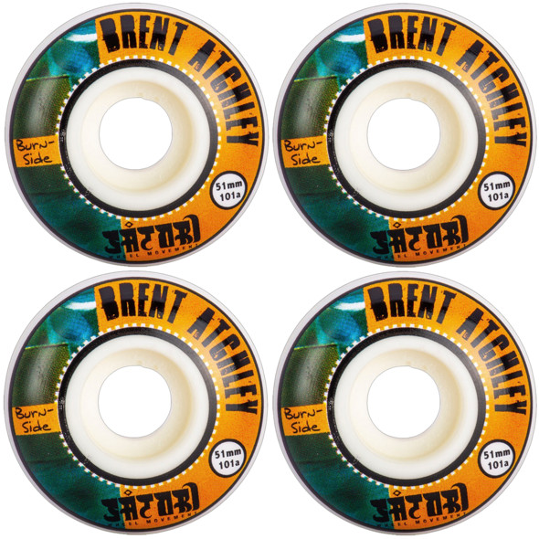 Колеса для скейта Satori Brent Atchley Burn Side 51mm 101a
