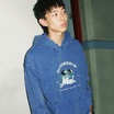 Лонгслив Mind Error Records Hoodie Blue