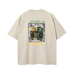 Футболка Mind Error ME Radio Garment Dyed Tee Apricot принт сзади