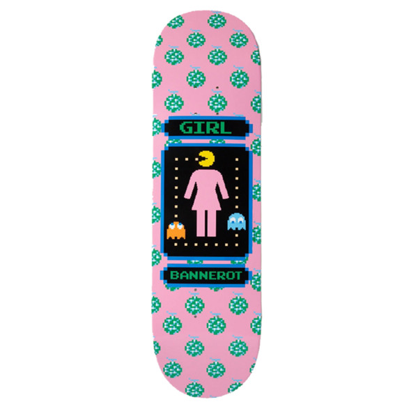 Дека для скейта Girl Bannerot Pac-Man Pink 8.5