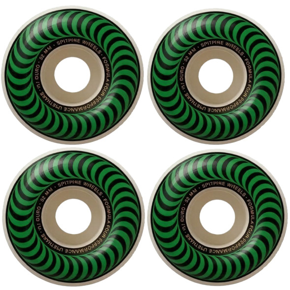 Колеса для скейтборда Spitfire F4 Classic green 52 mm 99 a