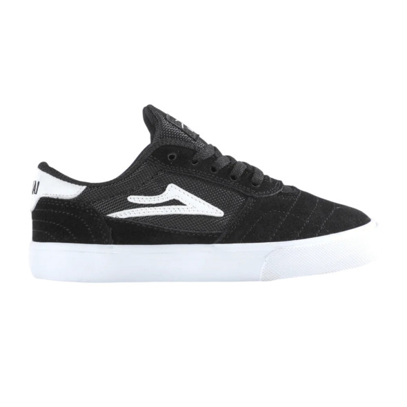 Полуботинки Lakai Cambridge Kids Black/White Suede