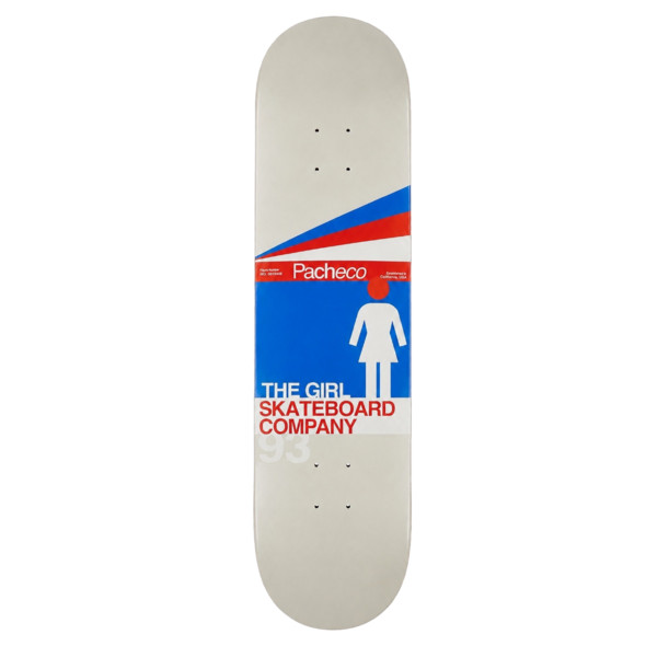 Дека для скейта Girl Tyler Pacheco grey blue 8.5