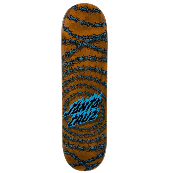 Дека для скейта Santa Cruz Wired Flame Dot Birch Brown 8.0