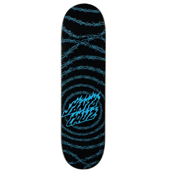 Дека для скейта Santa Cruz Wired Flame Dot Birch Black 8.5