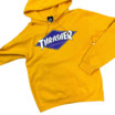 Толстовка Thrasher Diamond Logo Hood Yellow