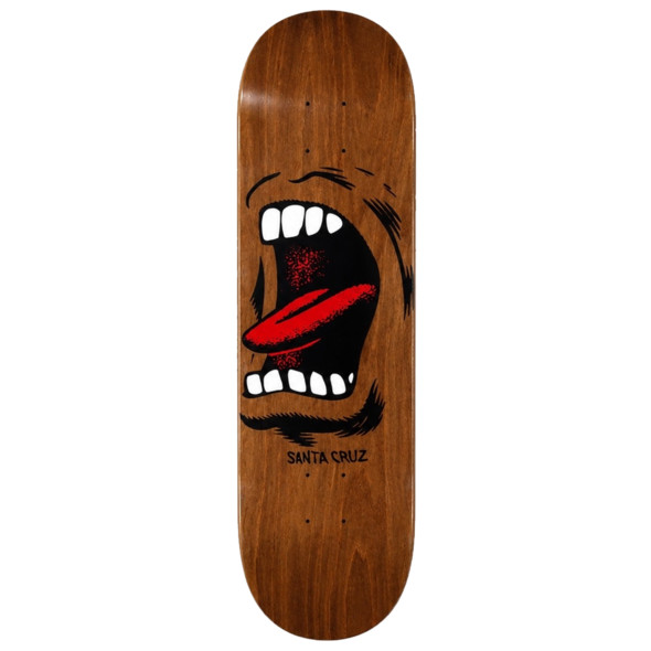 Дека для скейта Santa Cruz Screaming Mouth Birch brown 8.0