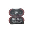 Колеса для лонгборда Tech Team Red Transparent 83мм 82А