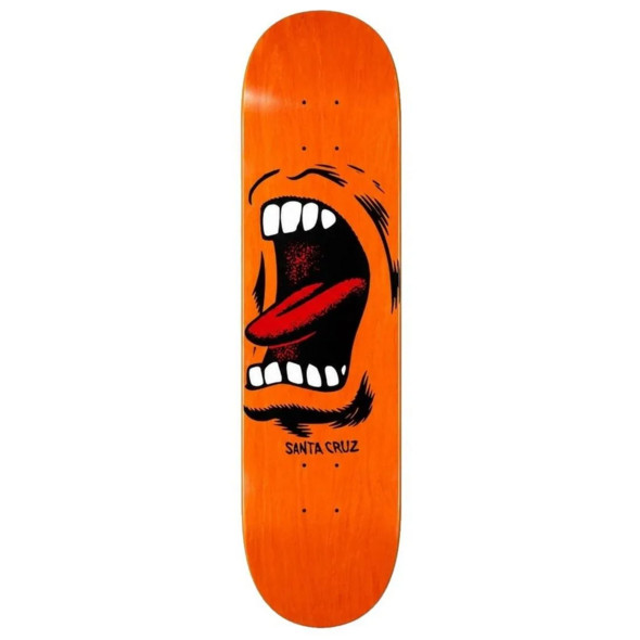 Дека для скейта Santa Cruz Screaming Mouth Birch Orange 8.25