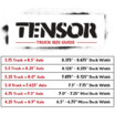 размеры подвесок Tensor Mag Light Lo Silver 5.0