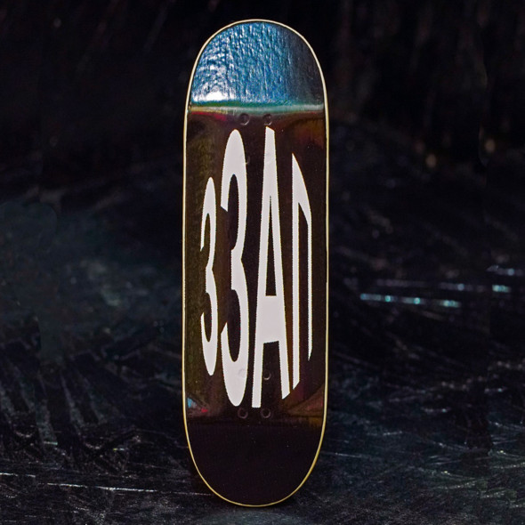 Дека для фингерборда ZZAP Logo ЗЗАП Black RW 32 x 98 low