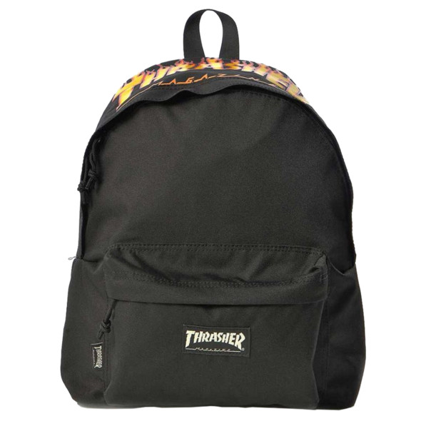Повседневный рюкзак Thrasher Flame Logo overhand Black