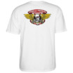 Футболка Powell Peralta Winged Ripper White логотип сзади