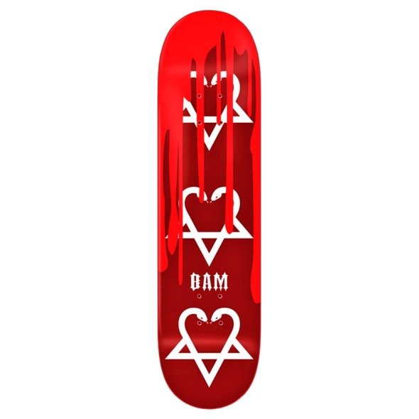 Дека для скейтборда Zero BAM Snakeagram blood/red by Gadik 8.25