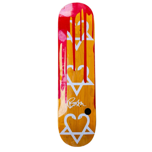 Дека для скейтборда Zero BAM Snakeagram blood/yellow 8.25