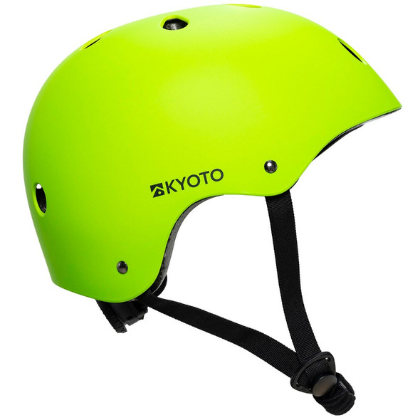 Шлем Kyoto Yuto Skate Helmet Acid Green сбоку