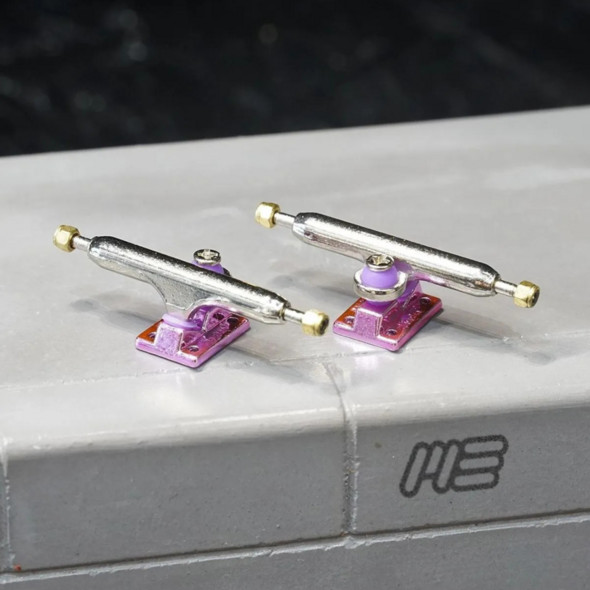 Траки для фингерборда MSS & Leefai Inverted silver/pink 32 мм